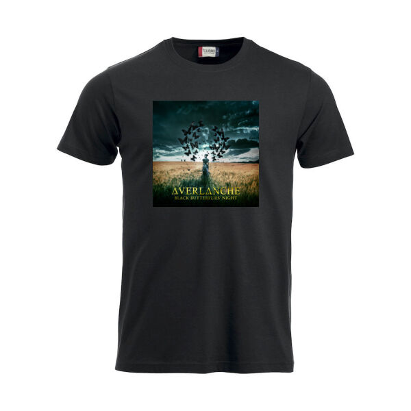 Black Butterflies' Night T-shirt Thumbnail